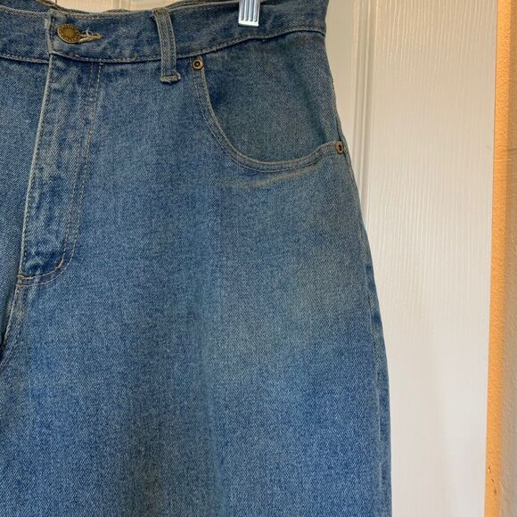 Smiths Work 1906 Wear Jeans Mens Stone Wash Distressed Straight Leg 33x30 Vtg - Picture 6 of 12